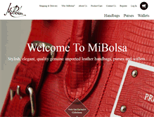 Tablet Screenshot of mibolsa.com.au
